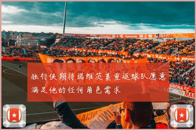 独行侠期待诺维茨基重返球队愿意满足他的任何角色需求